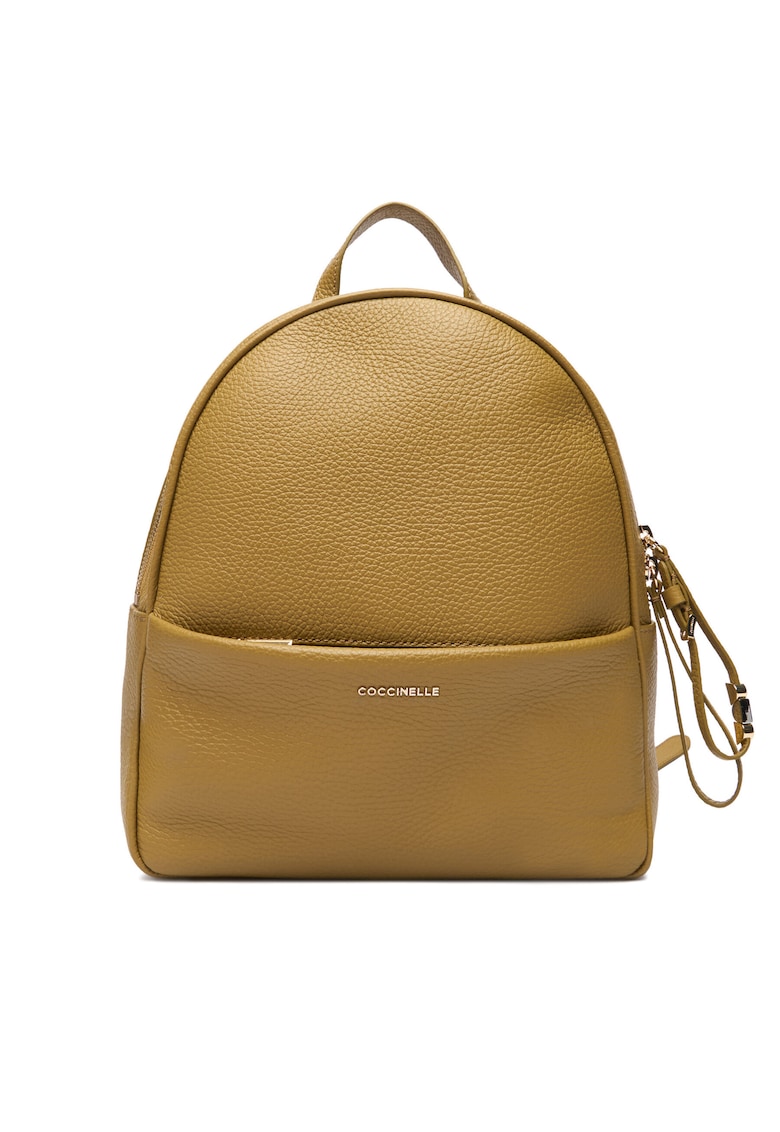 Rucsac dama - piele naturala - verde - One Size INTL