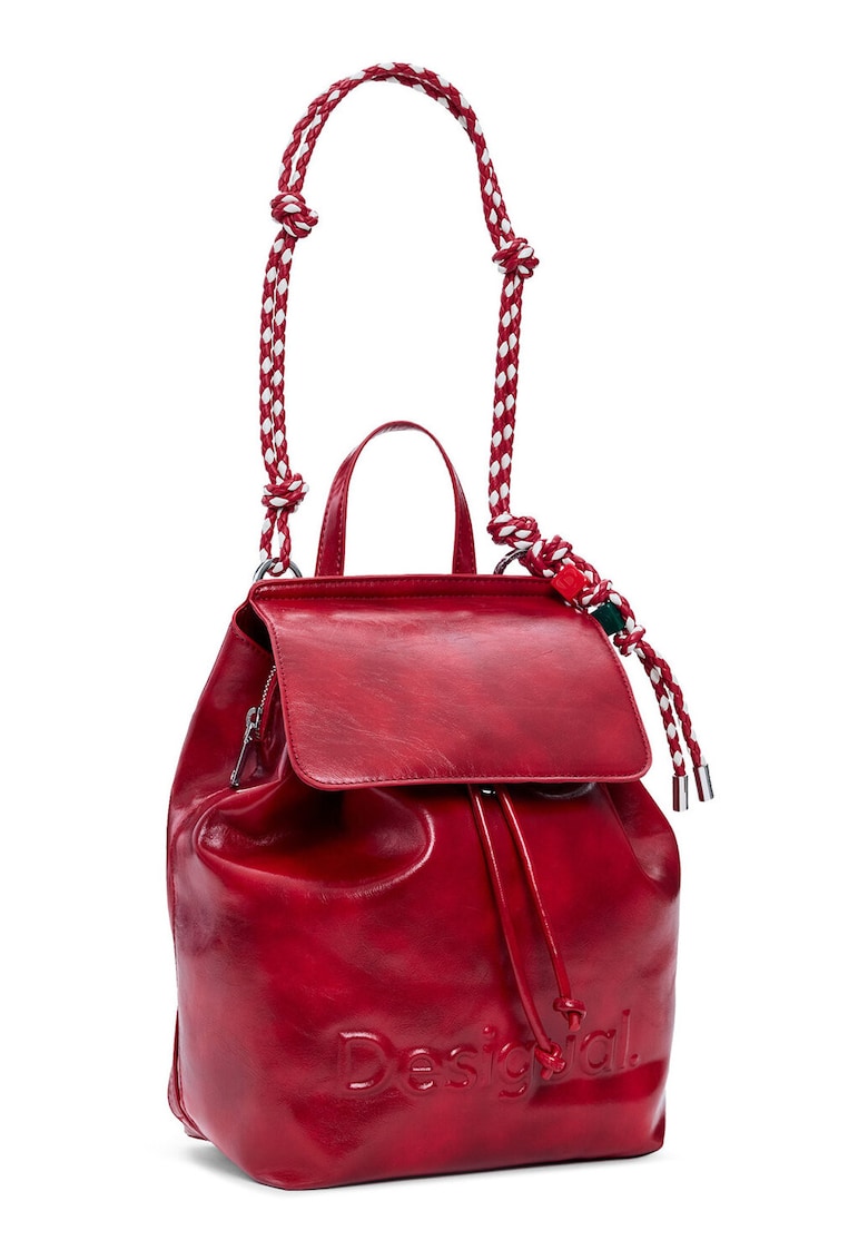 Rucsac fashion dama - piele ecologica - rosu - One Size INTL