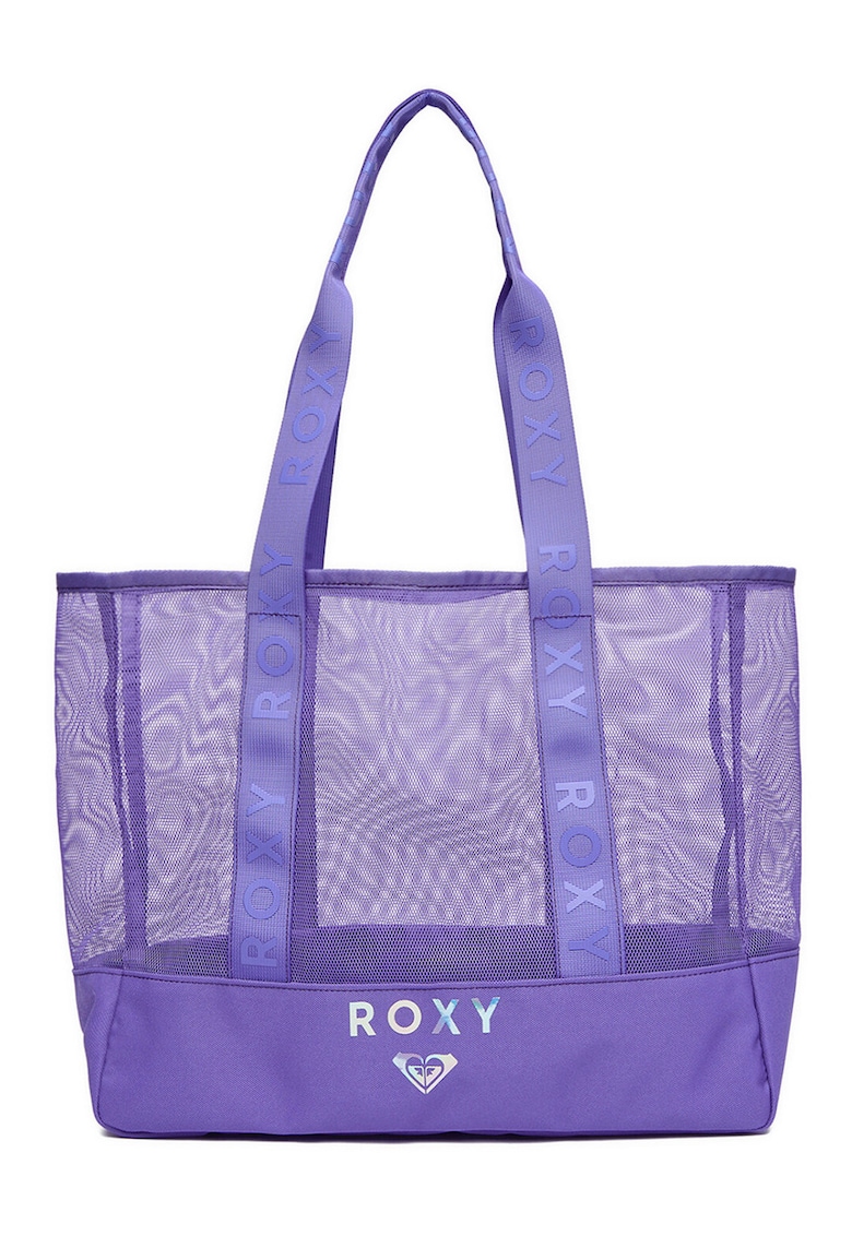 Geanta de mana pentru femei - textil - violet - marime unica INTL
