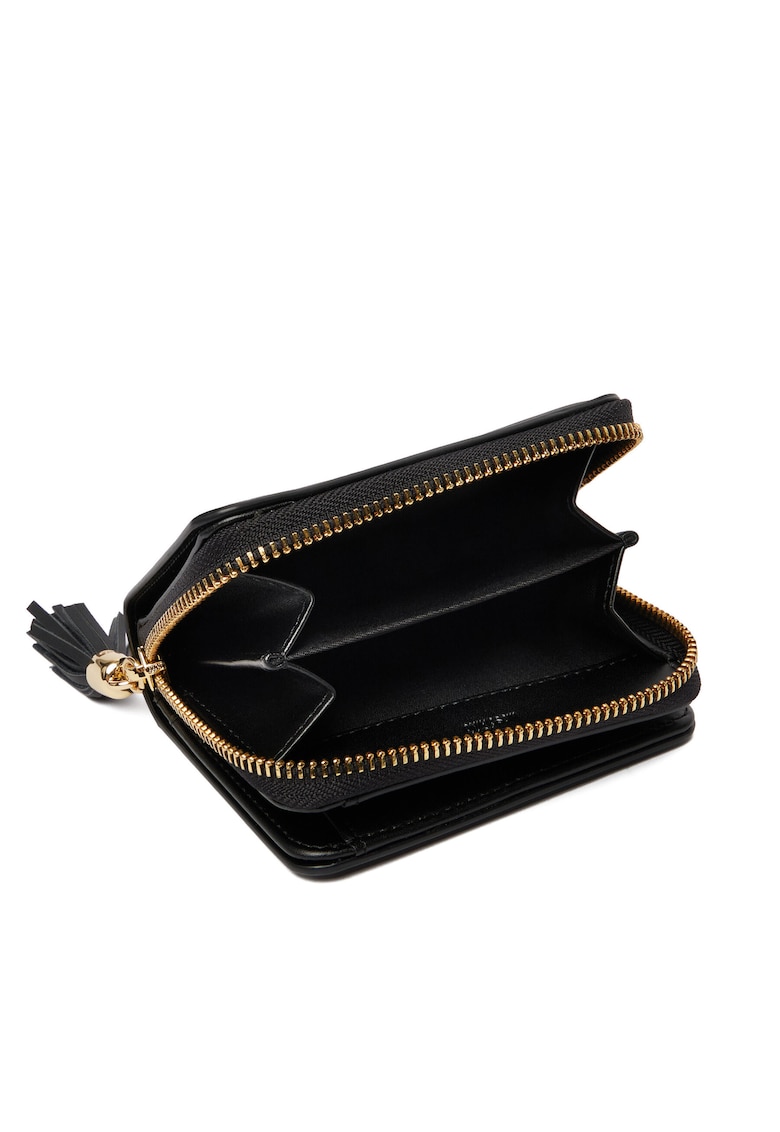 Portofel dama - piele ecologica - negru - One Size INTL