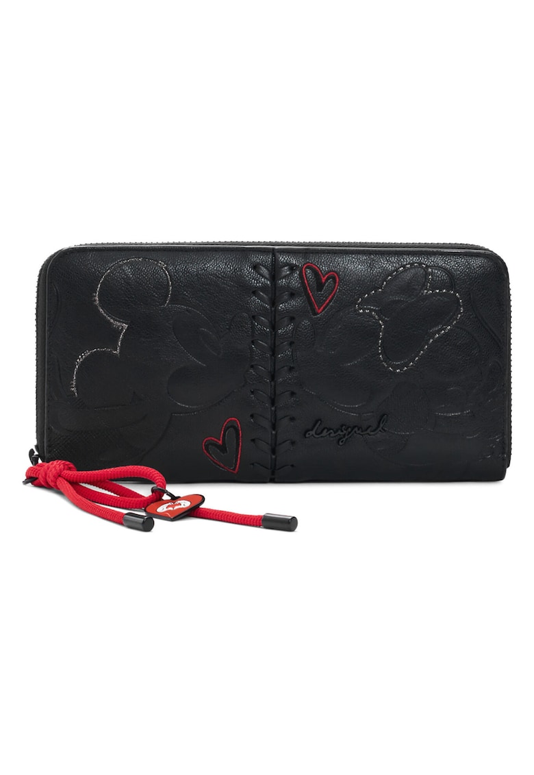 Portofel dama - ecologic - negru - One Size INTL