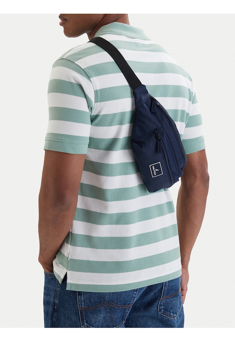 Geanta barbati - tkanina - albastru - One Size INTL