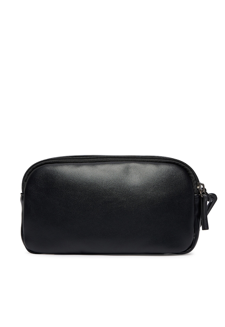 Saszetka barbati - piele ecologica - negru - One Size INTL