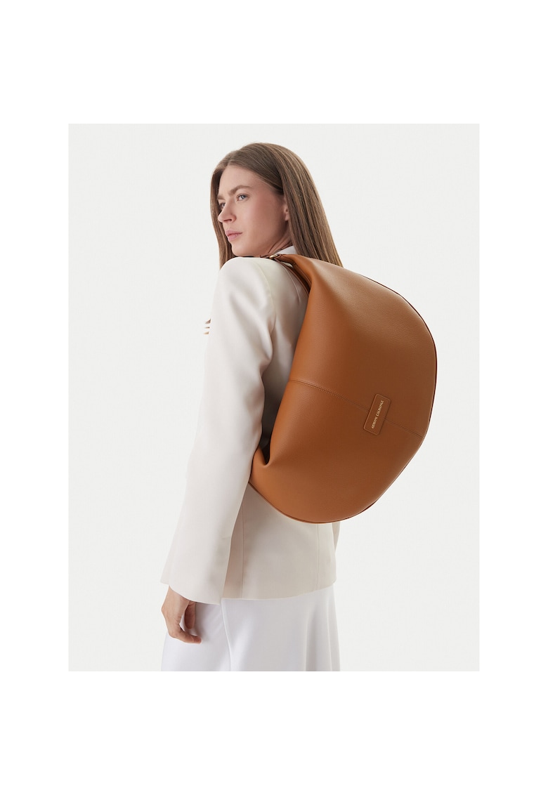 Geanta dama - piele ecologica - maro - One Size INTL