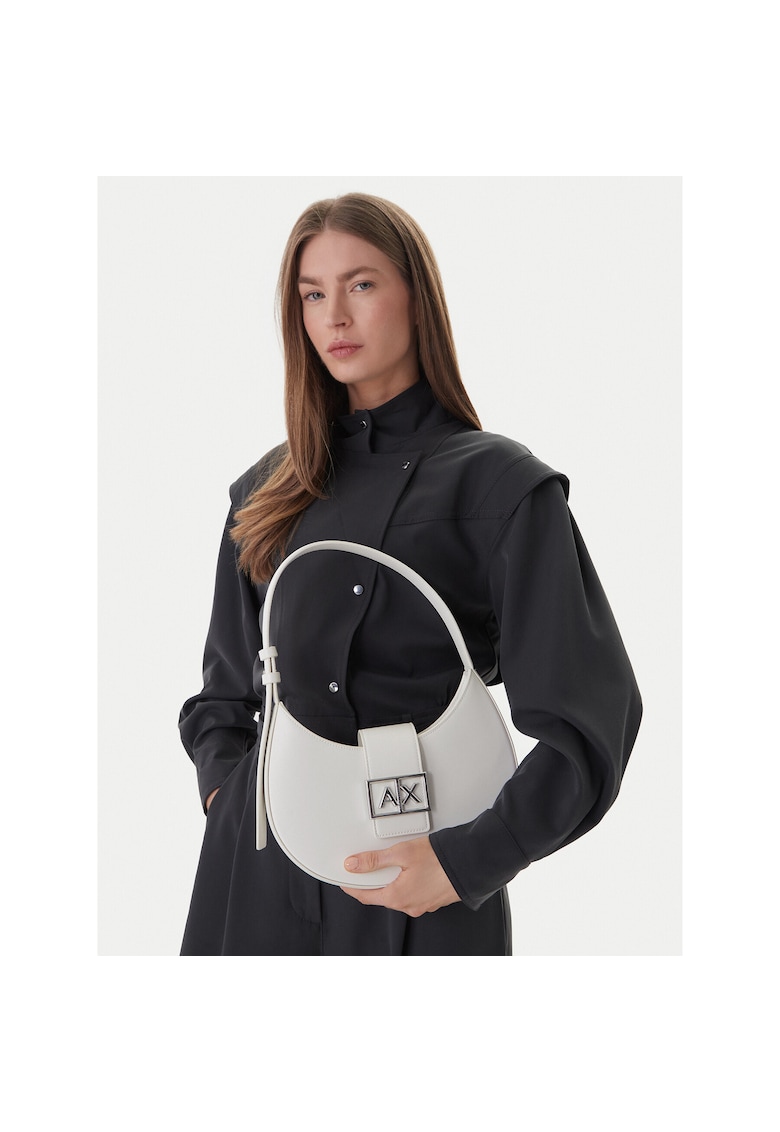 Geanta dama - piele ecologica - alb - One Size INTL