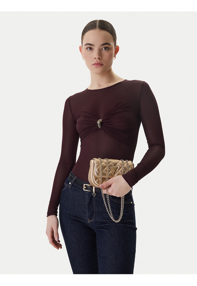 Geanta dama - piele ecologica - auriu - One Size INTL