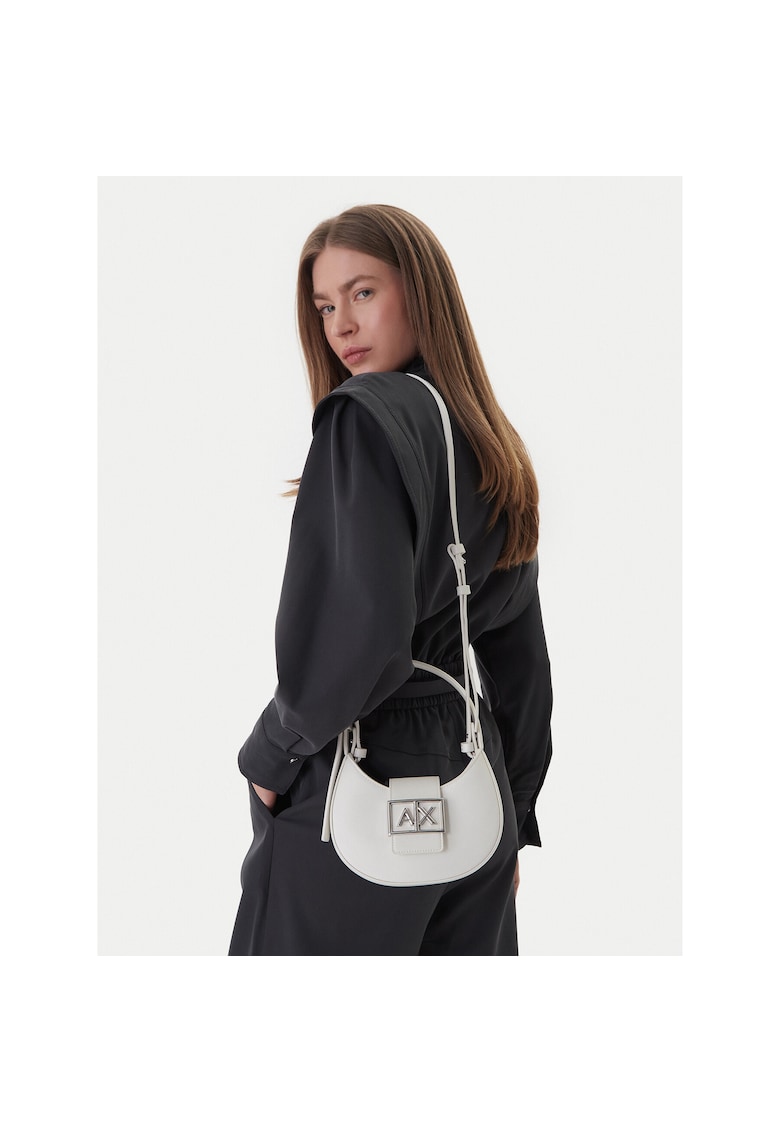 Geanta dama - piele ecologica - alb - One Size INTL