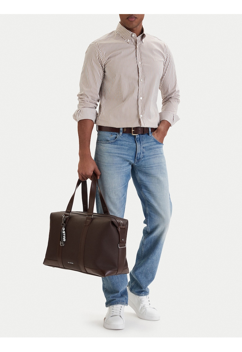 Geanta weekend barbati - tkanina - maro - One Size INTL