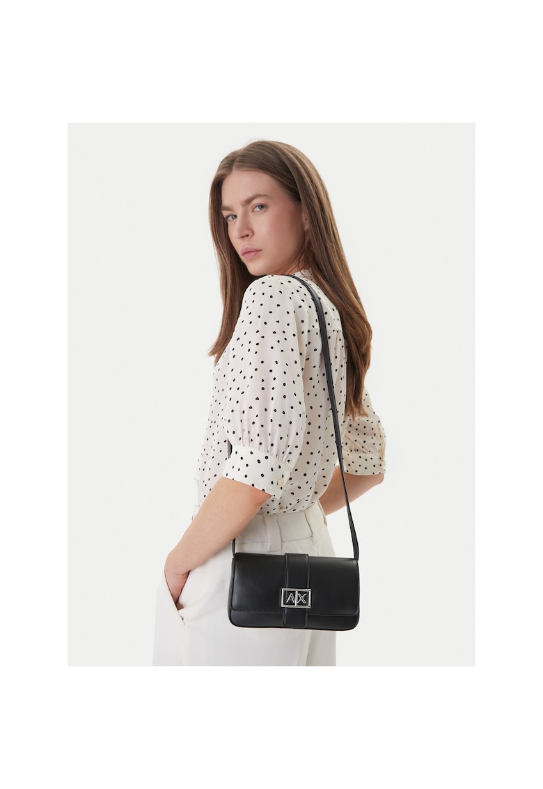 Geanta dama - piele ecologica - negru - One Size INTL