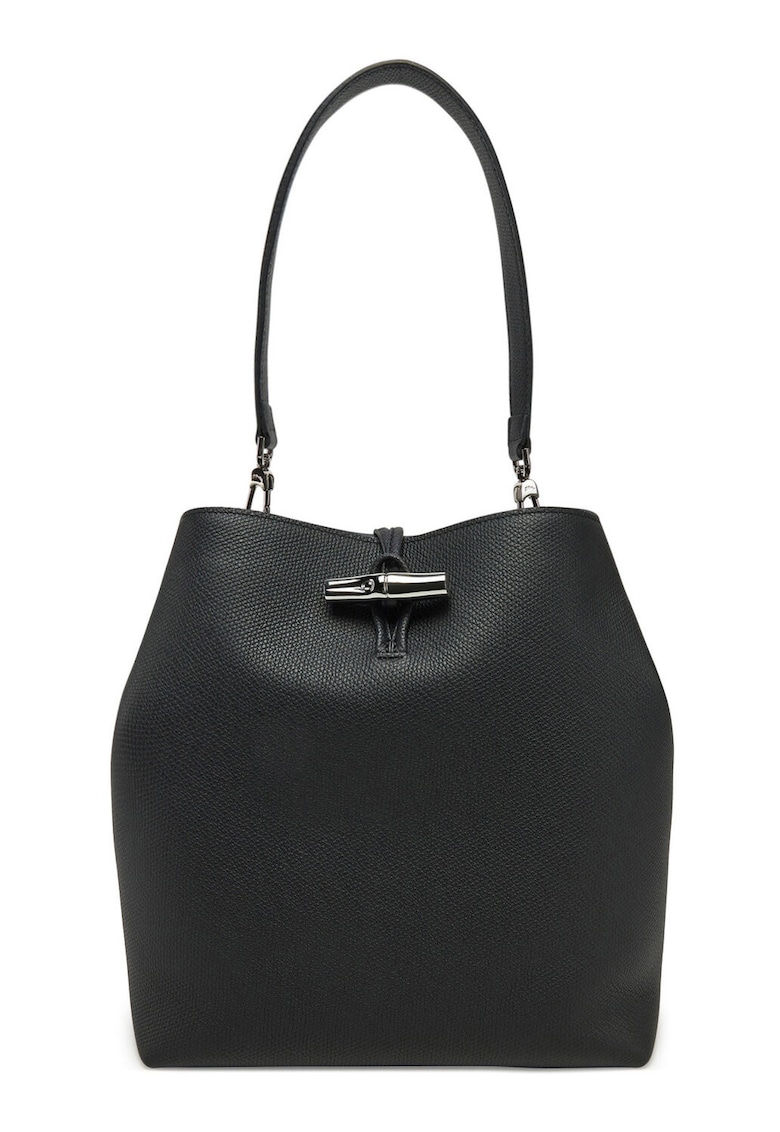Geanta dama - piele naturala - neagra - One Size INTL