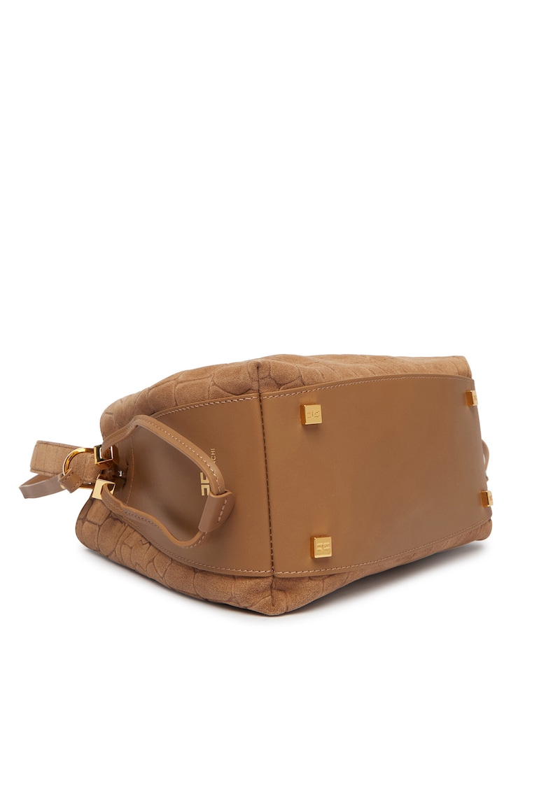Geanta dama - bej - piele naturala - One Size INTL