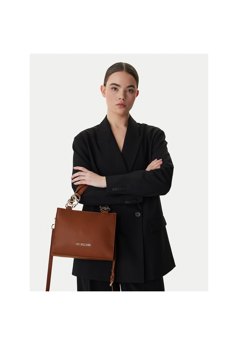 Geanta dama - piele ecologica - maro - One Size INTL