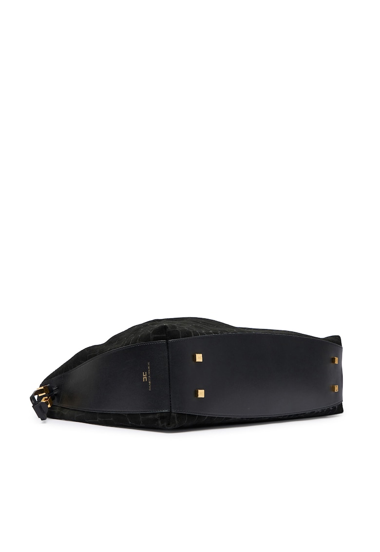 Geanta dama - piele naturala - negru - One Size INTL