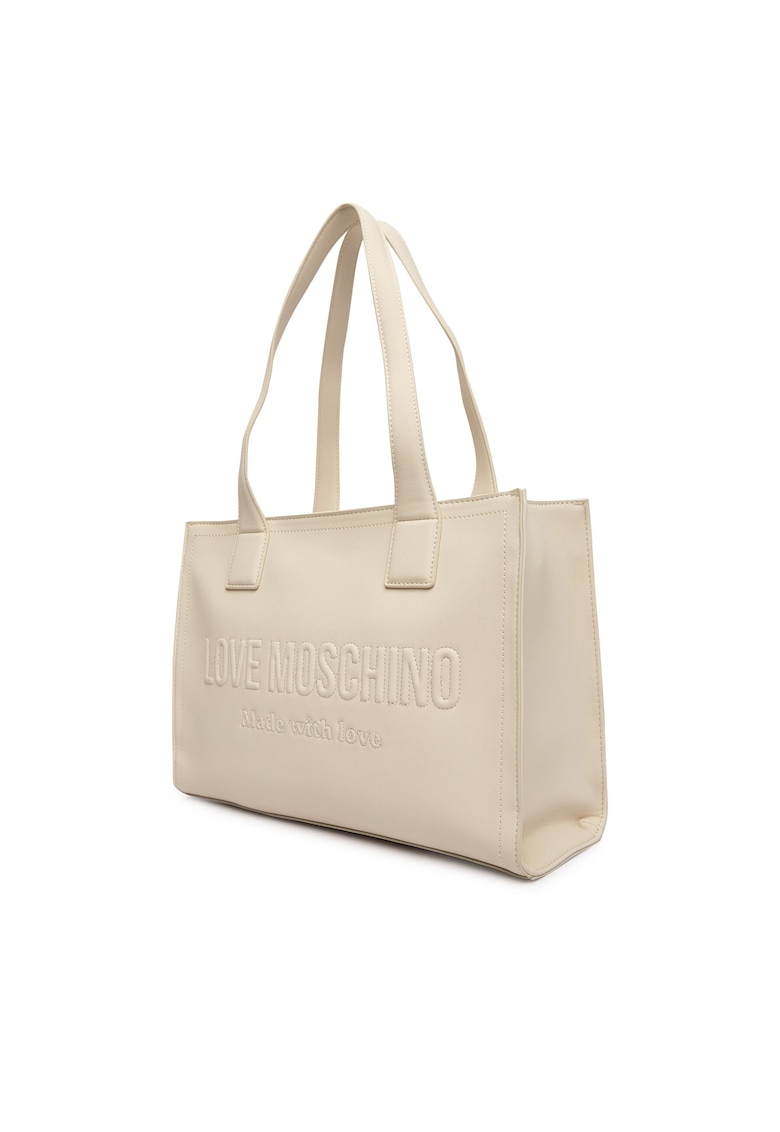 Geanta dama - piele ecologica - bej - One Size INTL