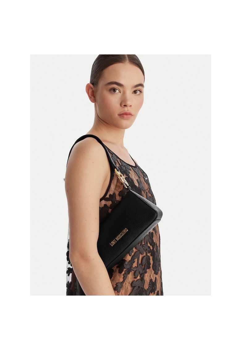 Geanta dama - piele ecologica - neagra - One Size INTL