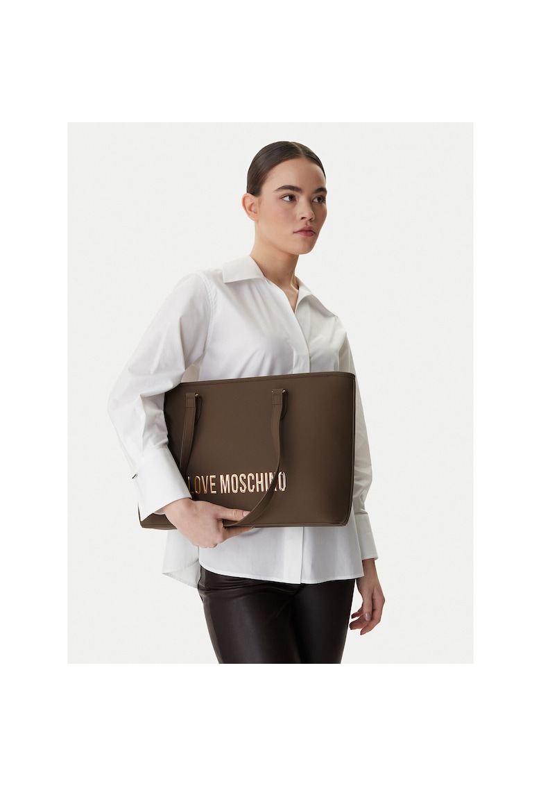 Geanta dama - piele ecologica - maro - One Size INTL