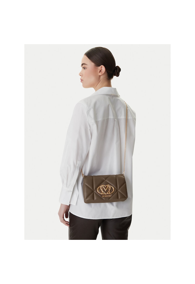 Geanta dama - piele ecologica - maro - One Size INTL