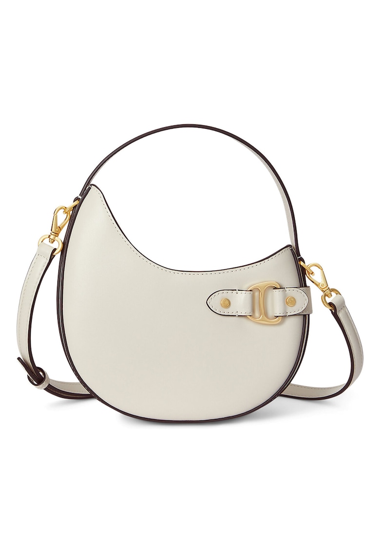 Geanta dama - piele naturala - alb - One Size