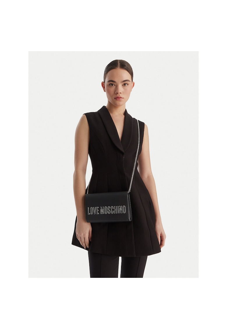 Geanta dama - piele ecologica - neagra - One Size INTL