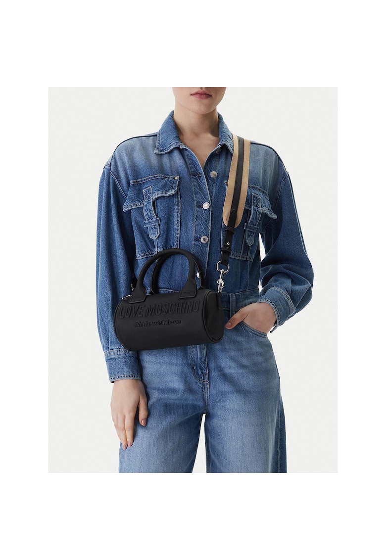 Geanta dama - piele ecologica - neagra - One Size INTL
