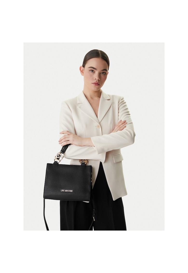 Geanta dama - piele ecologica - neagra - One Size INTL