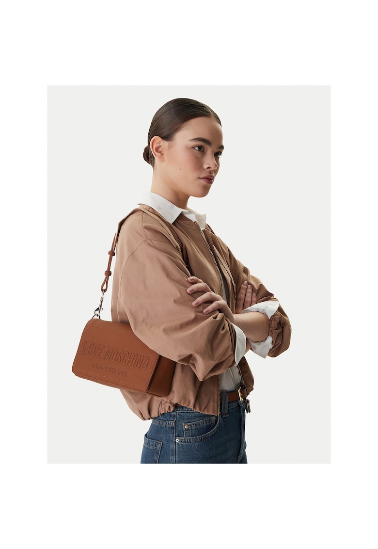 Geanta dama - piele ecologica - maro - One Size INTL