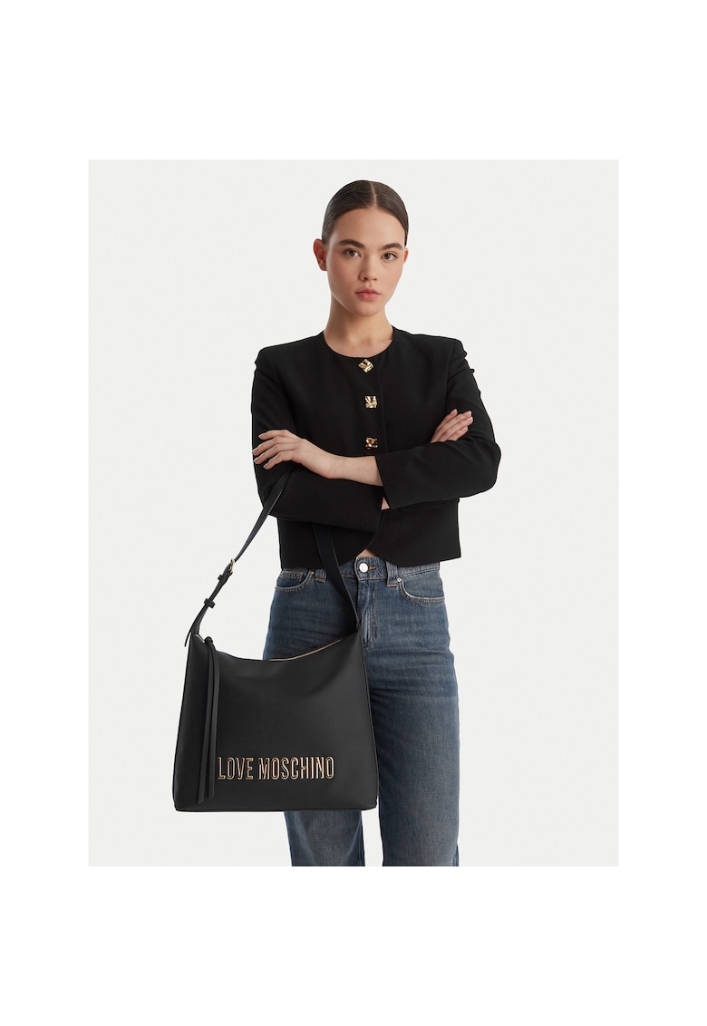Geanta dama - piele ecologica - neagra - One Size INTL