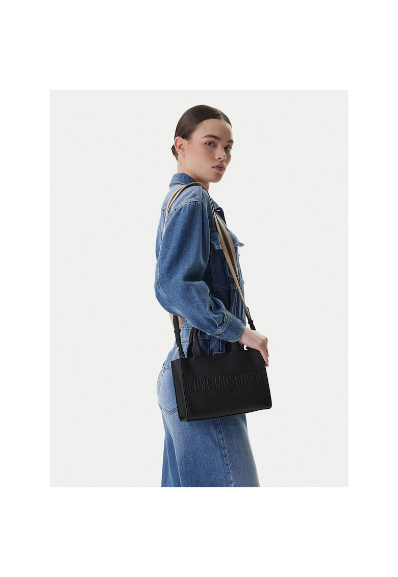Geanta dama - piele ecologica - neagra - One Size INTL