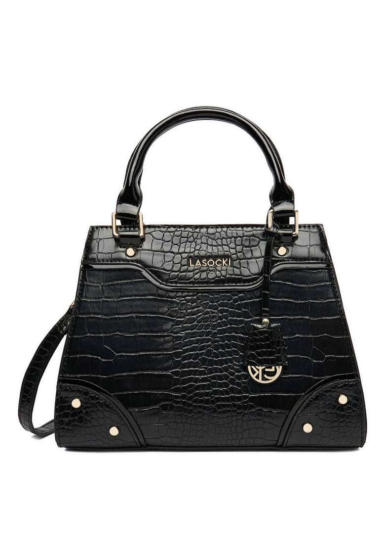 Geanta dama - croco - albastru - One Sizefewqg - Negru