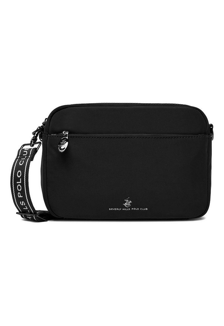 Geanta crossbody - textil - albastru - One Size - Negru