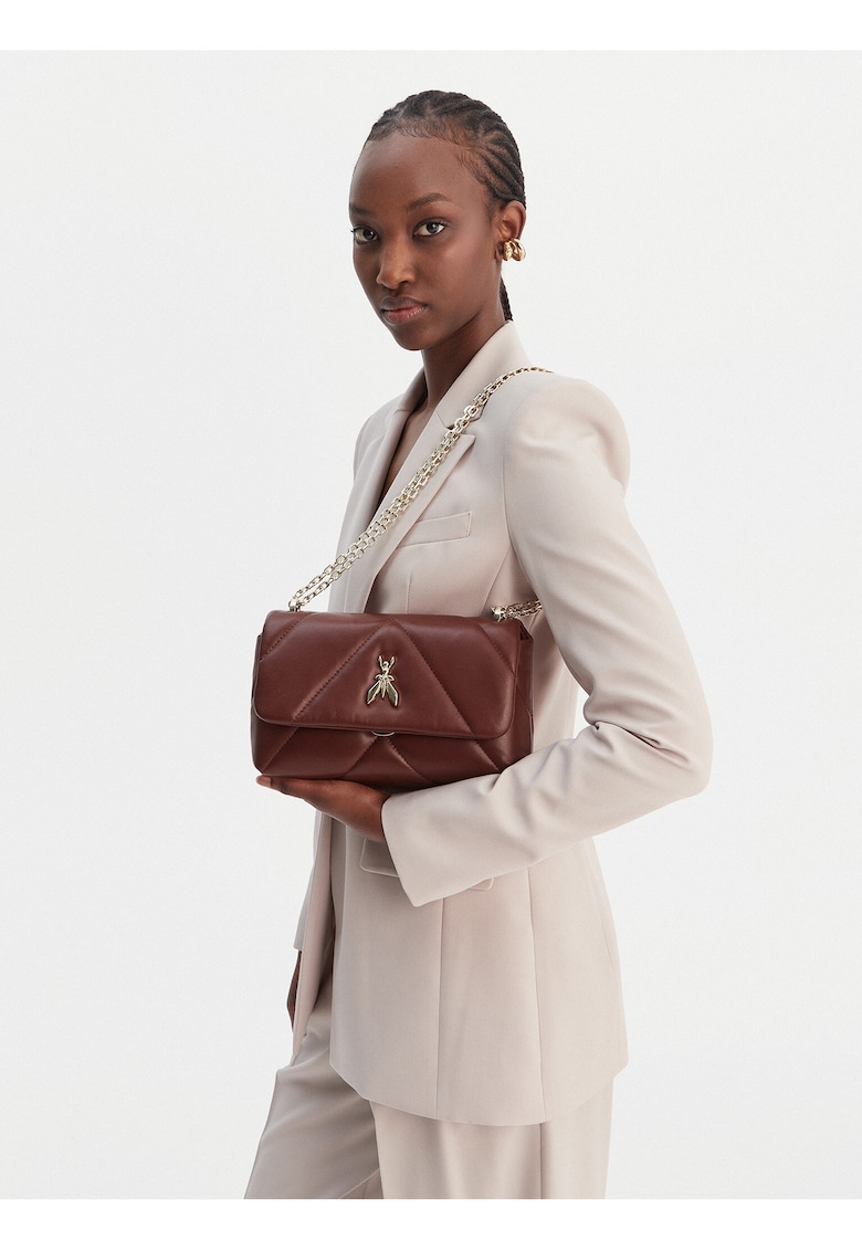 Geanta dama - piele naturala - maro - One Size INTL