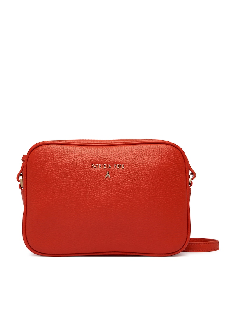 Geanta dama - piele naturala - portocalie - One Size INTL