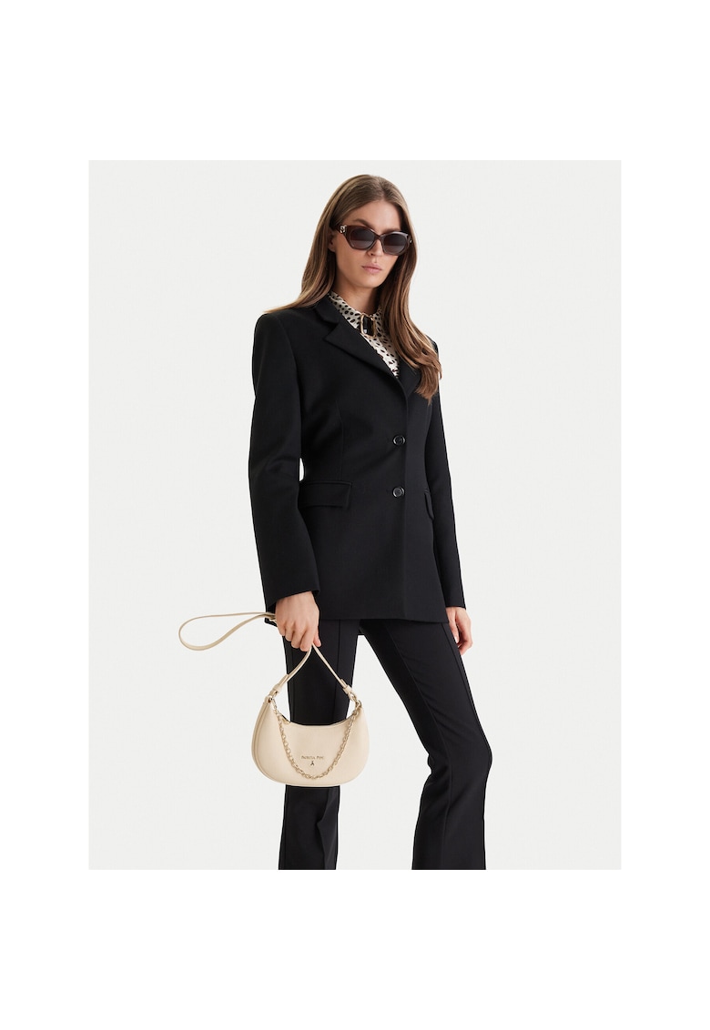 Geanta dama - piele naturala - bej - One Size INTL