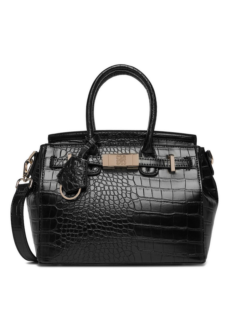 Geanta dama - croco - negru - One Size INTL