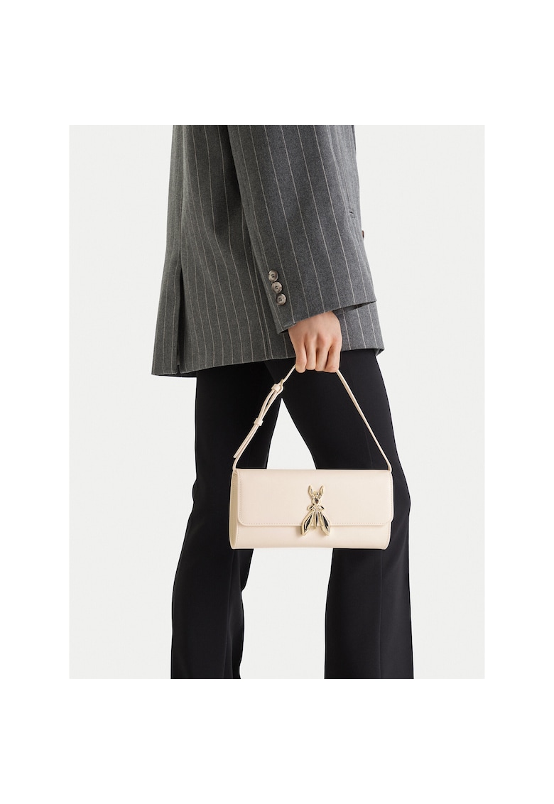 Geanta dama - piele naturala - bej - One Size INTL