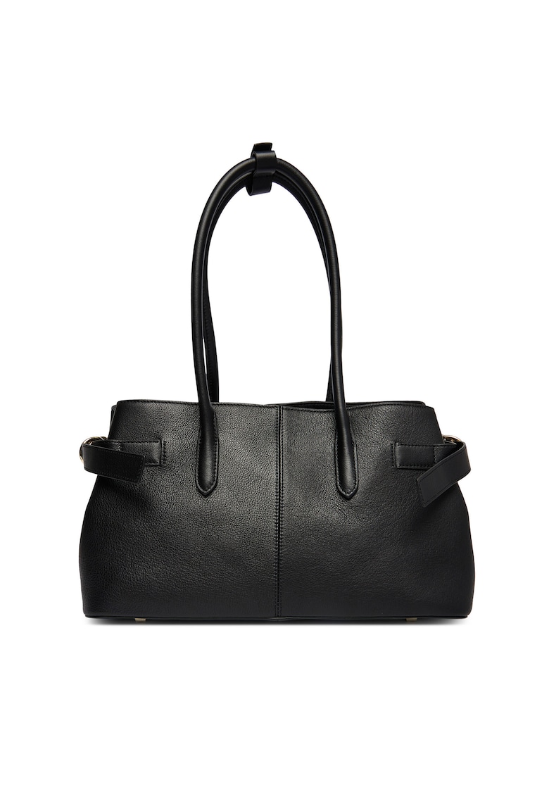 Geanta dama - piele naturala - neagra - One Size INTL