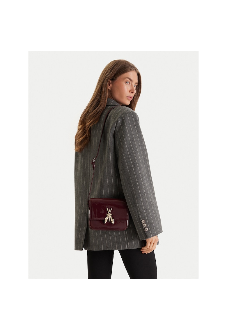 Geanta dama - piele naturala - maro - One Size INTL