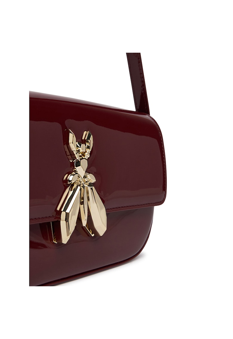 Geanta piele naturala - maro - One Size INTL - set cu sac de bumbac