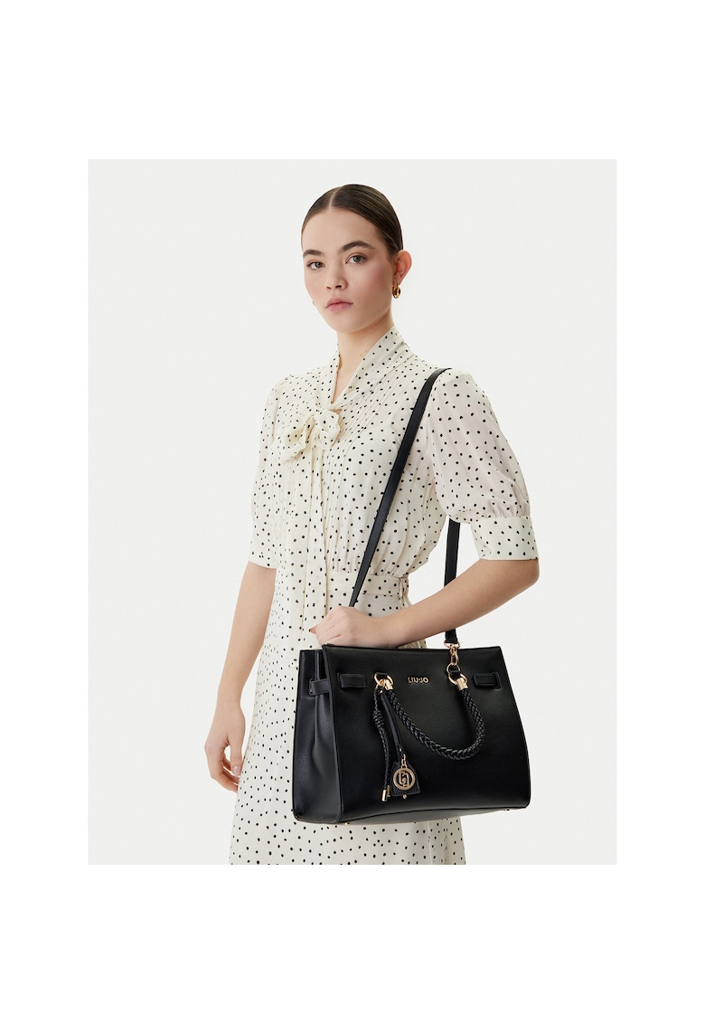 Geanta dama - piele ecologica - negru - One Size INTL