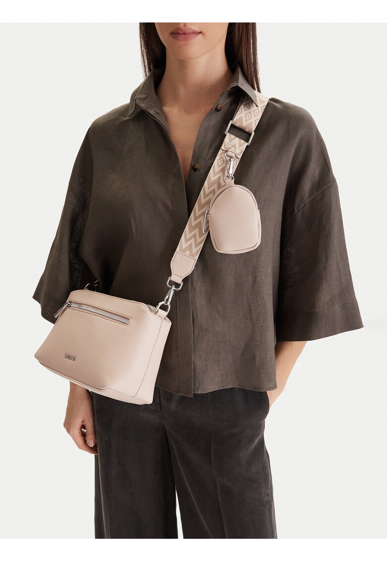 Geanta crossbody - bej - One Size INTL