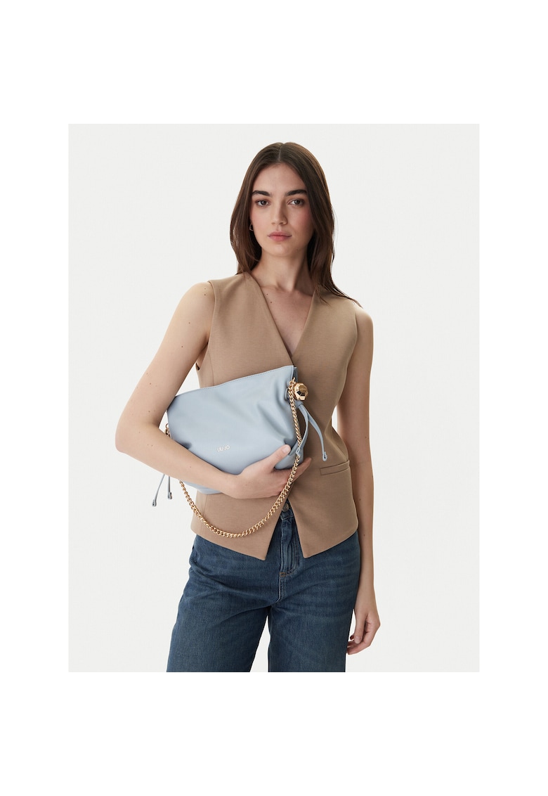 Geanta dama - ecologica - albastra - One Size INTL