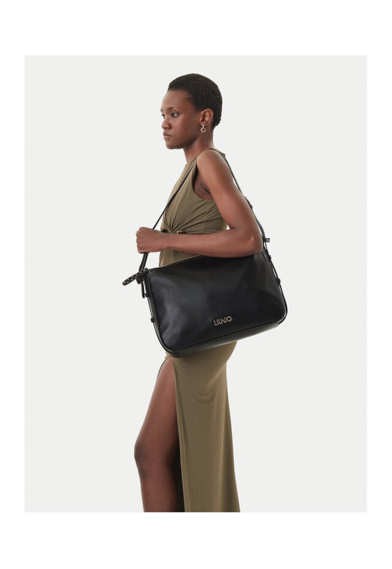 Geanta dama - piele ecologica - negru - One Size INTL