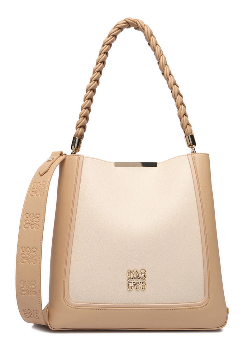 Geanta bej - One Size INTL - material sintetic - design elegant