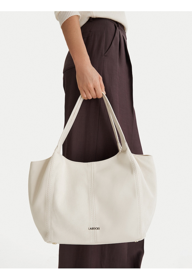Geanta shopper - bej - One Size INTL