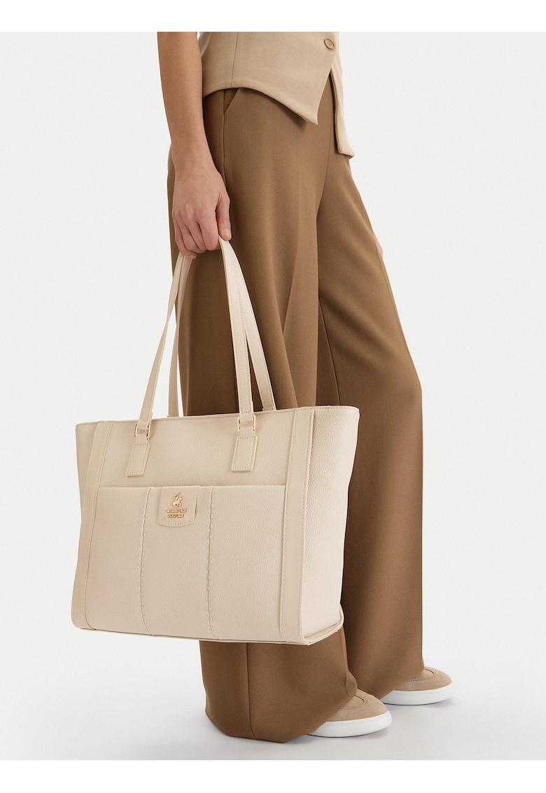 Geanta shopper - bej - One Size INTL