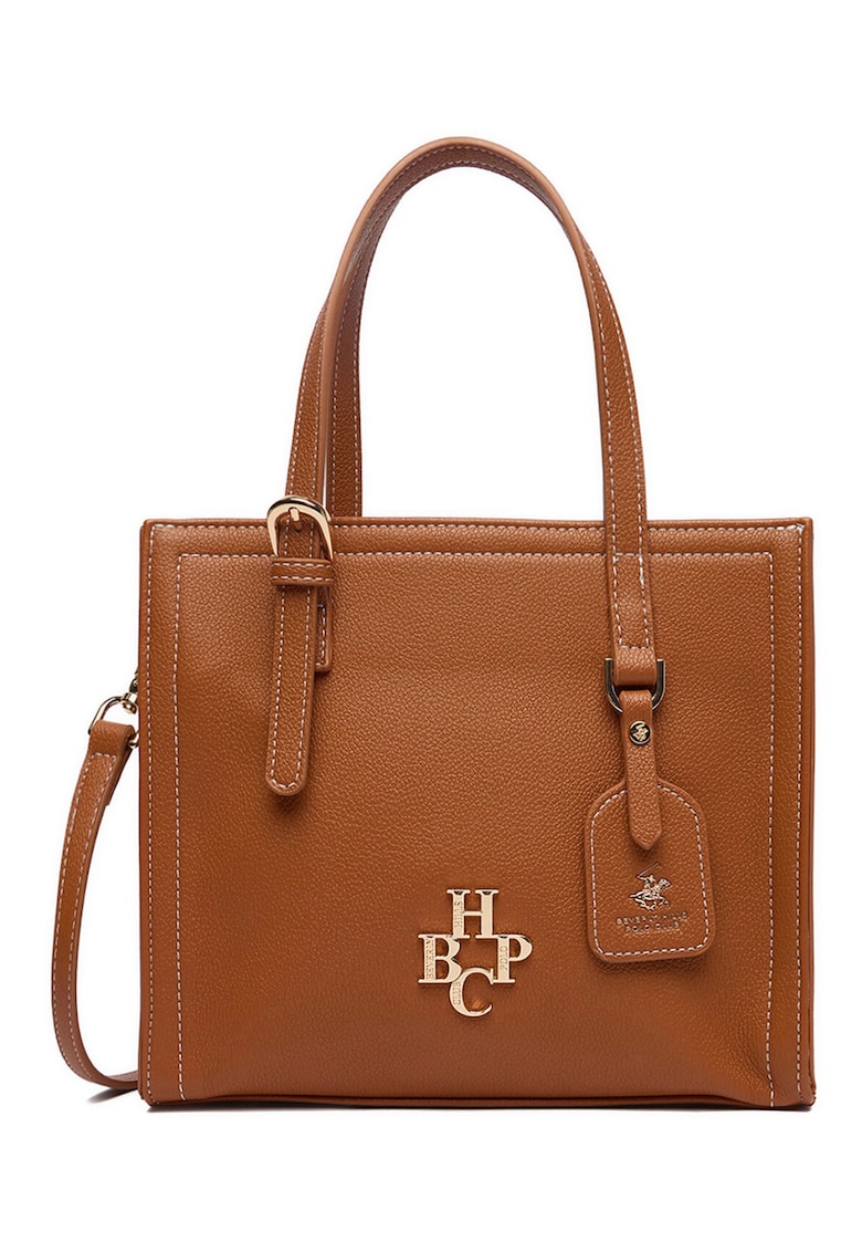 Geanta tote - material sintetic - maro - One Size INTL