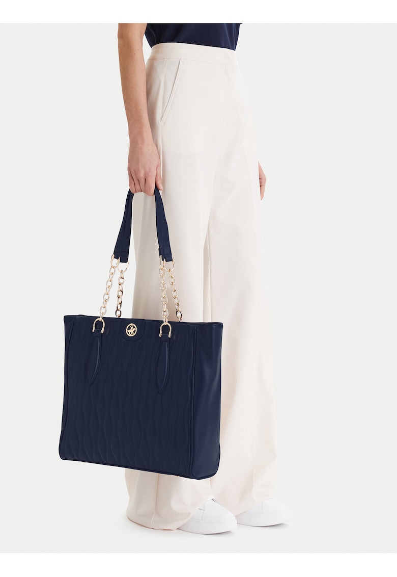 Geanta shopper - albastra - One Size INTL