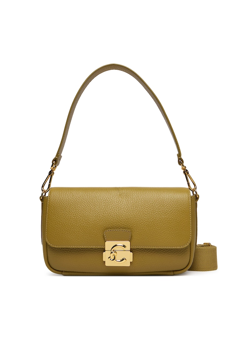 Geanta dama - piele naturala - One Size - Verde