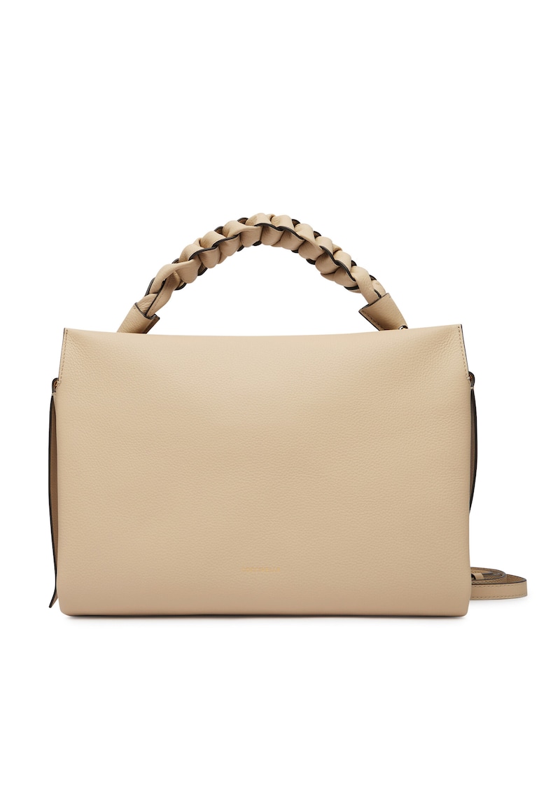 Geanta dama - piele naturala - bej - One Size INTL