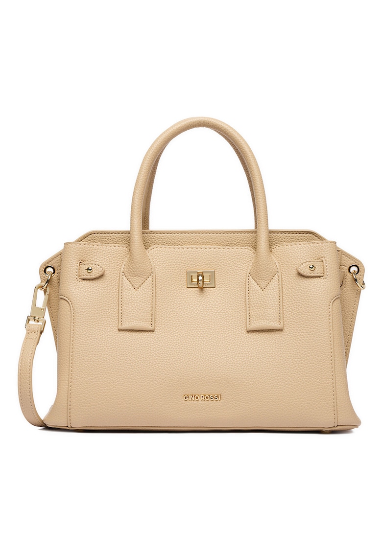 Geanta dama - tkanina - bej - One Size INTL